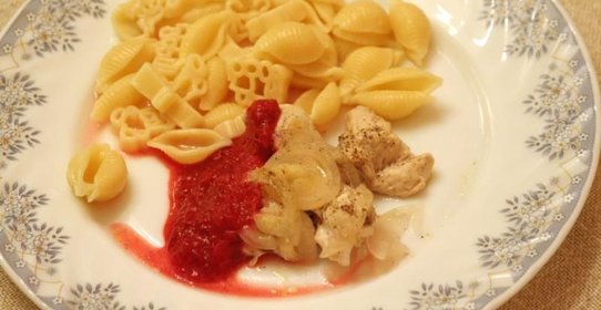 Курица в клюквенном соусе