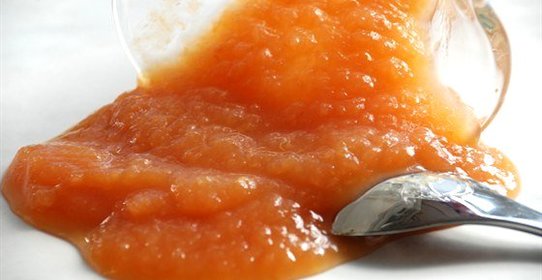 Пюре яблочное с сиропом из топинамбура