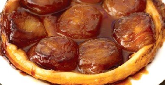 Яблочный пирог карамелизированный