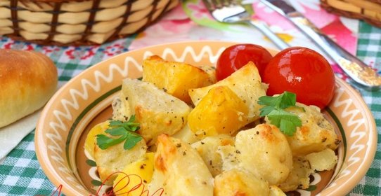 Печёный картофель Румяный
