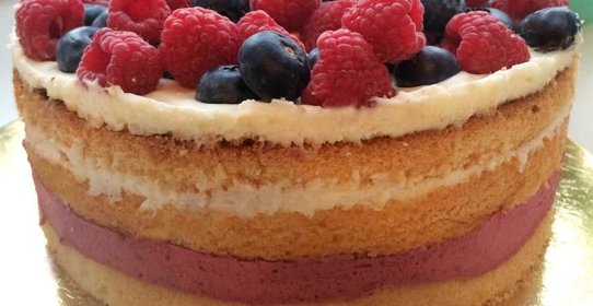 Торт Ягодно-сливочное удовольствие