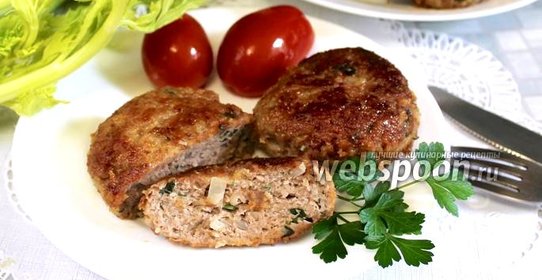Котлеты из фарша и картофеля