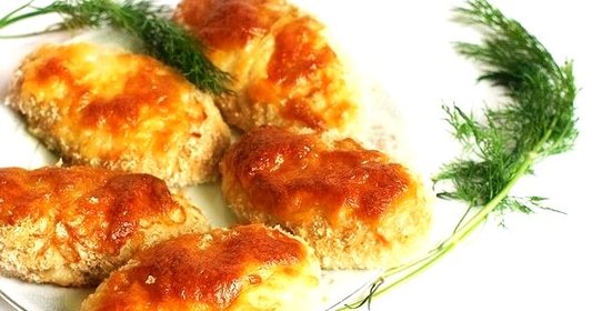 Котлеты с сыром в духовке