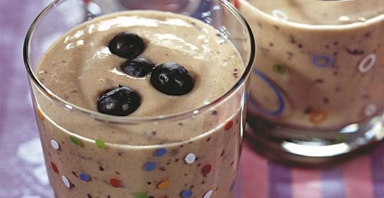 Чернично-банановый напиток