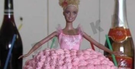 Торт Кукла Барби