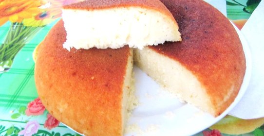 Манник на кефире и сметане