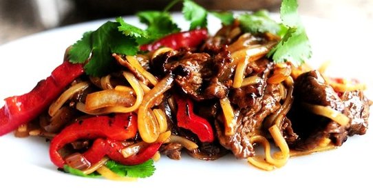 Мясо в соевом соусе