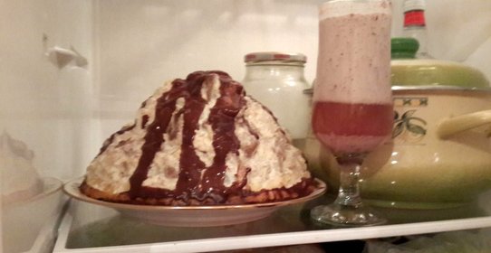 Торт «Панчо» с фруктами и орехами