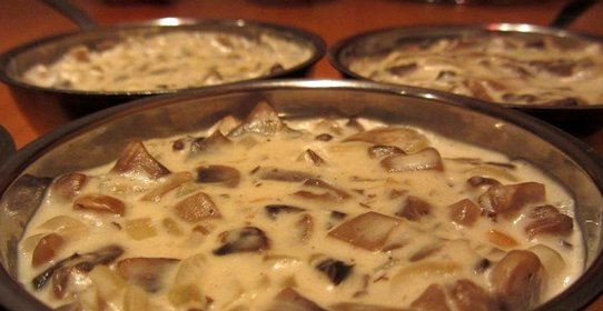 Жульен грибной из шампиньонов