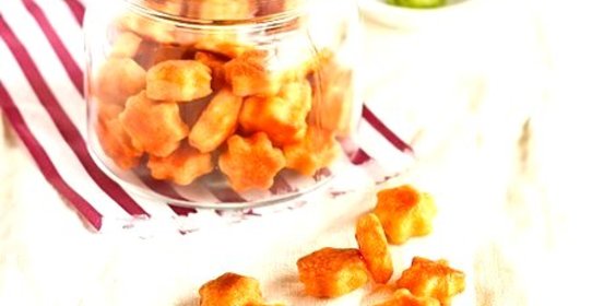 Сырные крекеры с васаби