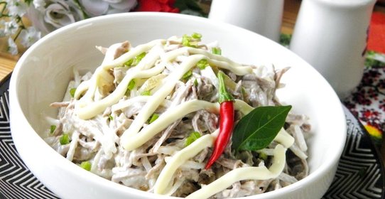 Салат Узбекистан с редькой