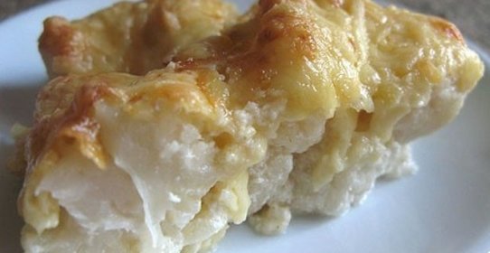 Цветная капуста в сливках с сыром