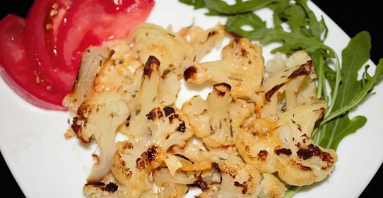 Цветная капуста запеченная с пармезаном