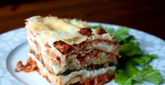 Лазанья с индейкой