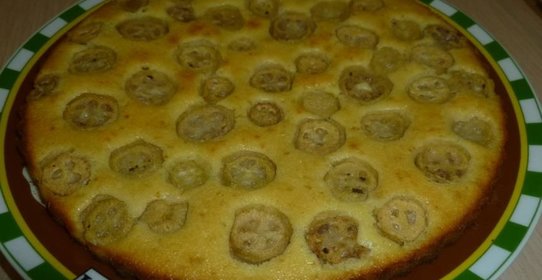 Пудинг с фейхоа и имбирем