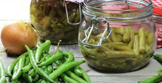Маринованная спаржевая фасоль на зиму