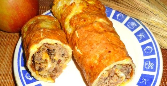 Рулет с нутом и уткой