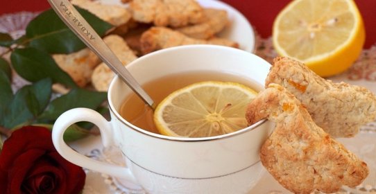 Постное лимонное печенье