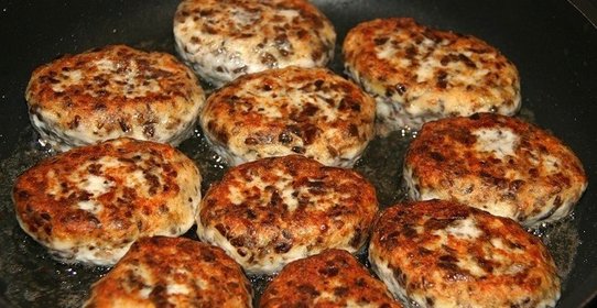 Котлеты из опят