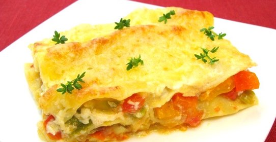 Лазанья овощная