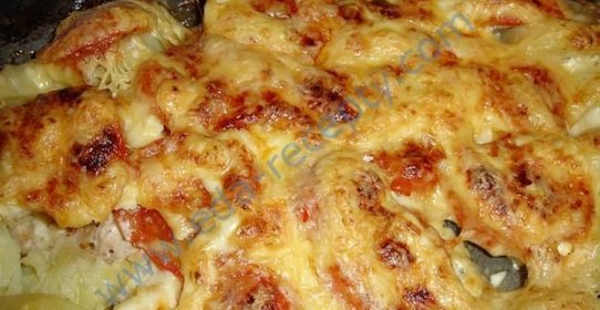 Картошка по французски с мясом