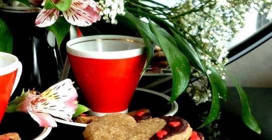 Кофейное печенье Сердечко