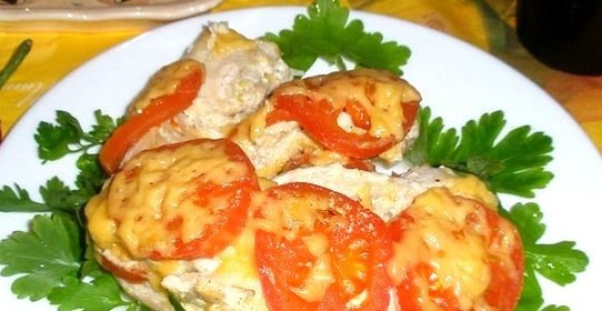 Курица с чесноком в мультиварке