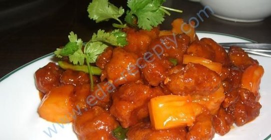 Курица в сладком соусе