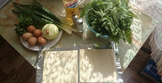 Пирог с крапивой