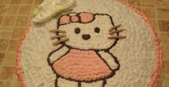 Торт на день рождения девочке 4 года