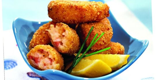 Клецки из креветок