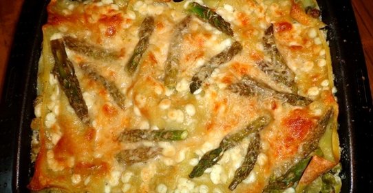 Почти вегетарианская лазанья