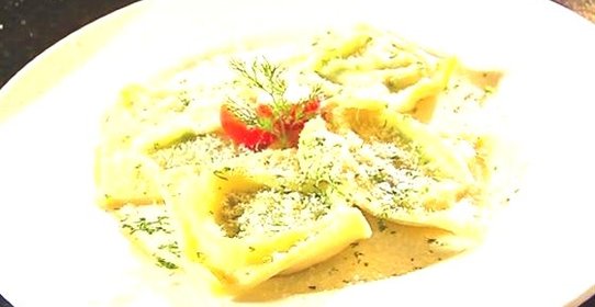 Равиоли с рикоттой и шпинатом