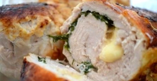 Куриные системные рулетики с сыром