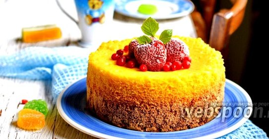 Бисквит в кастрюле