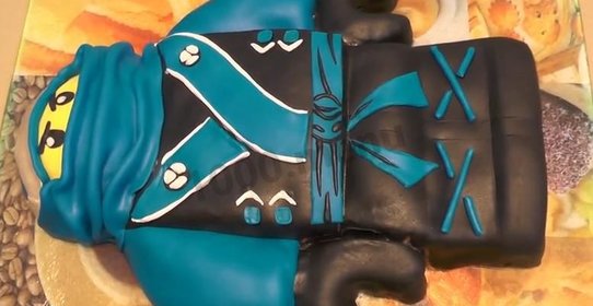 Торт Лего Ниндзяго из мастики