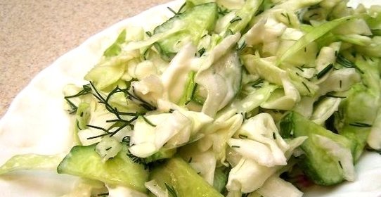 Салат к тушеной картошке