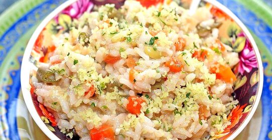 Ризотто с фасолью