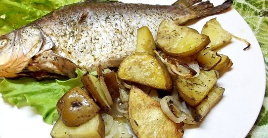 Картофельный гарнир к рыбе