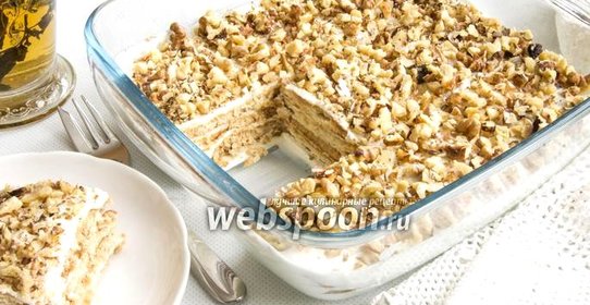 Торт из печенья и сметаны
