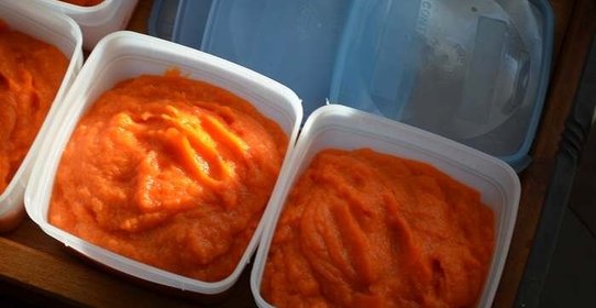 Морковное пюре на зиму