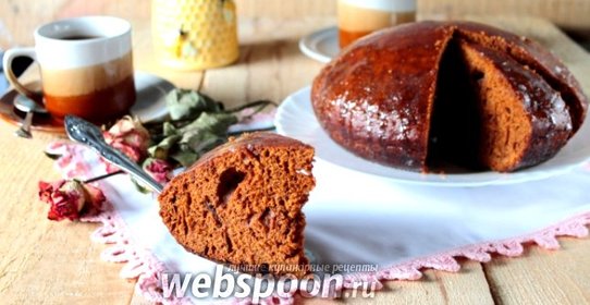 Медовый заварной пирог в мультиварке