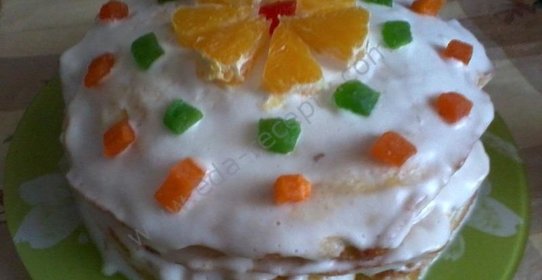 Апельсиновый торт