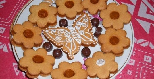 Овсяное печенье «Цветочная поляна»