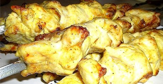 Шашлык с лимоном