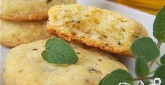 Сырное печенье с базиликом