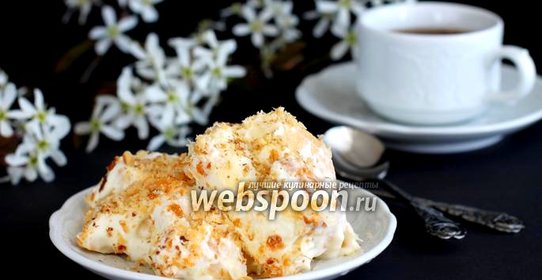 Десерт из слоёного теста