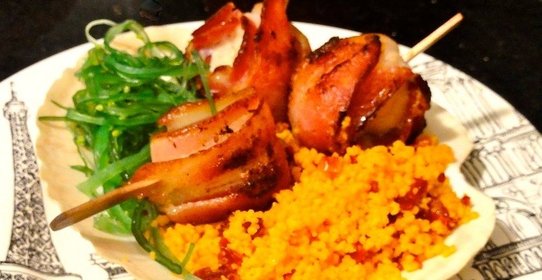 Гребешки под соусом