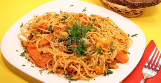 Паста с овощами