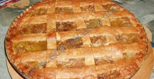 Пирог с тыквой и яблоками